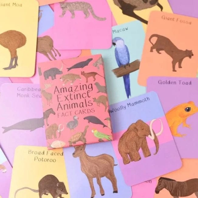 Button & Squirt - Amazing Extinct Animals Fact Cards