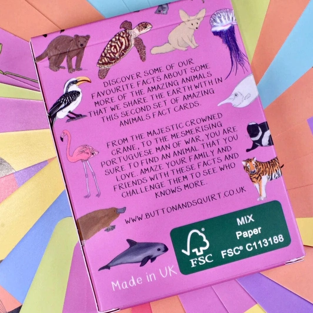 Button & Squirt Amazing Animals Fact Cards Set 2