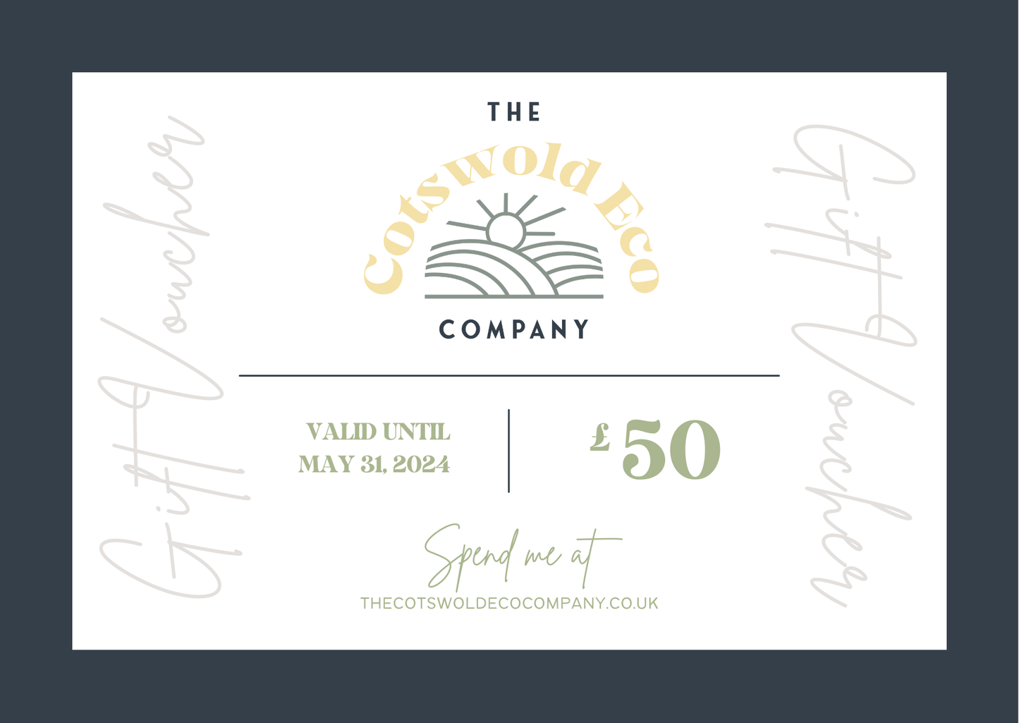Cotswold Eco Gift Voucher - £50