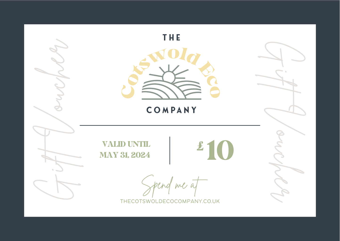 Cotswold Eco Gift Voucher - £10