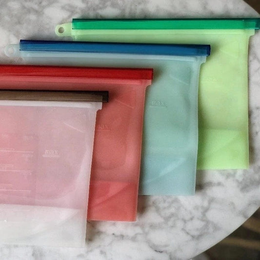 Reusable Silicone Food Bag - www.thecotswoldecocompany.co.uk