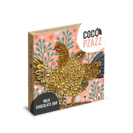 Fox & Boo’s Chickens Milk Chocolate Bar 80g - www.thecotswoldecocompany.co.uk