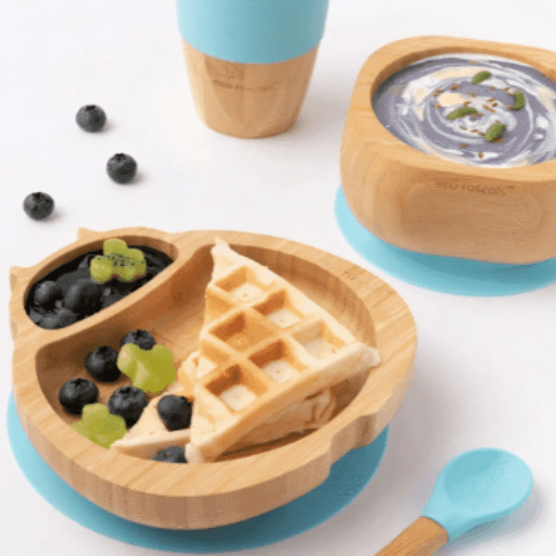Bamboo & Silicone Weaning Gift Set - Ladybird