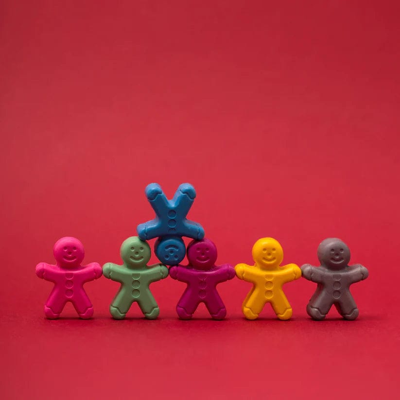 Handmade Crayons Boxset - Christmas Gingerbread