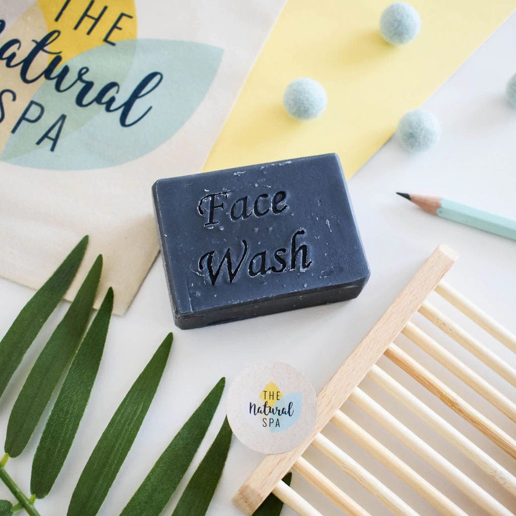 Handcrafted Detoxifying Face Wash Bar - Charcoal - www.thecotswoldecocompany.co.uk