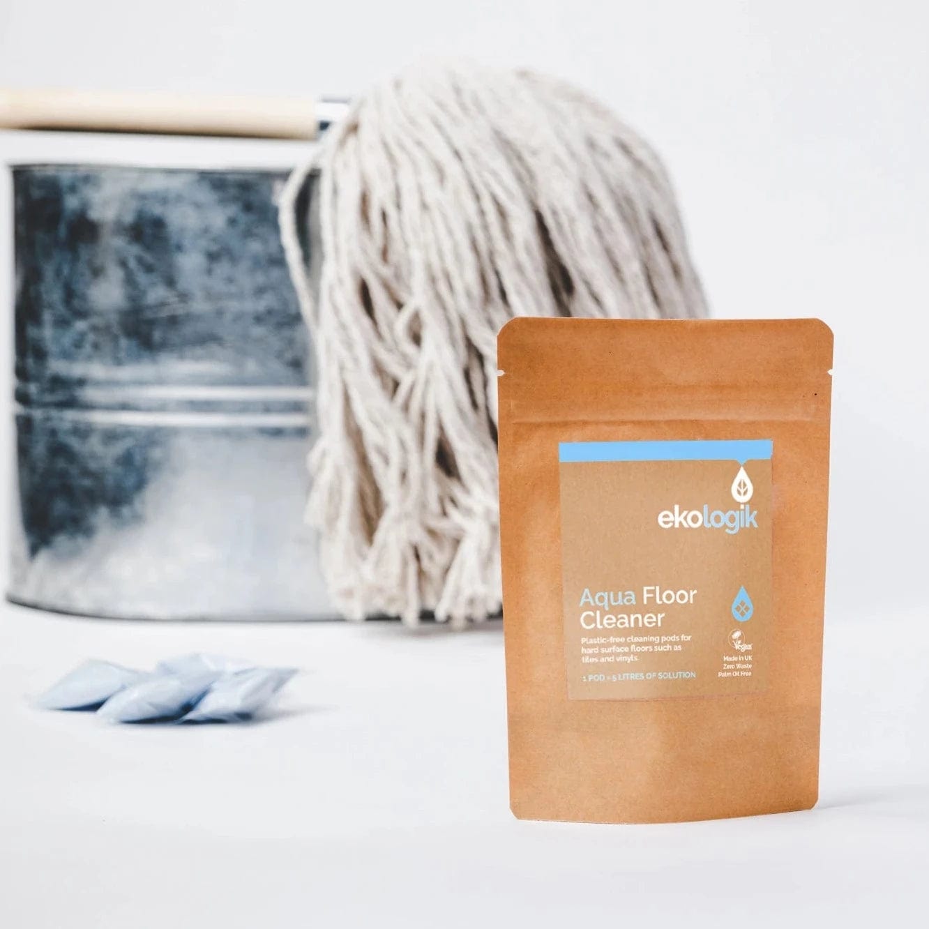 Eco-Friendly, Water Soluble Floor Cleaner Pods - www.thecotswoldecocompany.co.uk