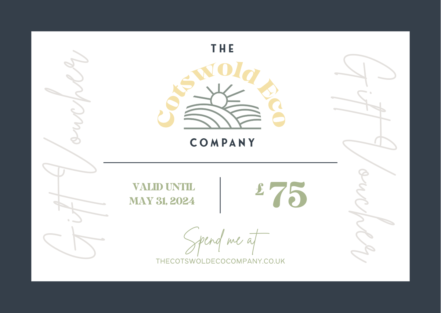 Cotswold Eco Gift Voucher - £75