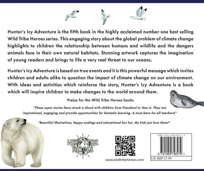 Wild Tribe Heroes Book - Hunter's Icy Adventure