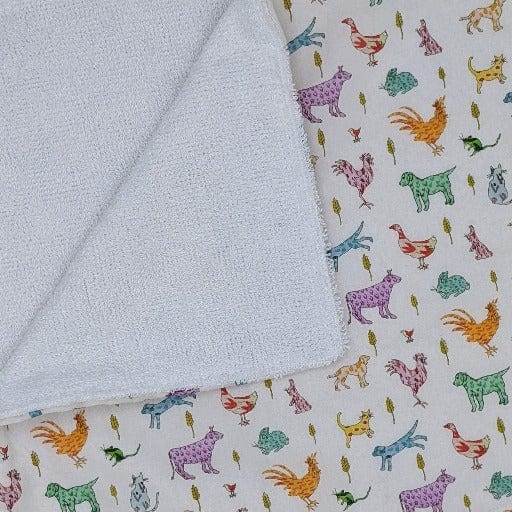 Liberty Baby Burp Cloth with Organic Bamboo - www.thecotswoldecocompany.co.uk