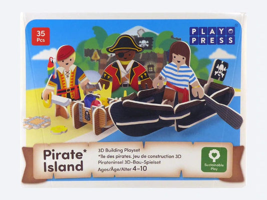Pirate Island Eco Friendly Playset - www.thecotswoldecocompany.co.uk