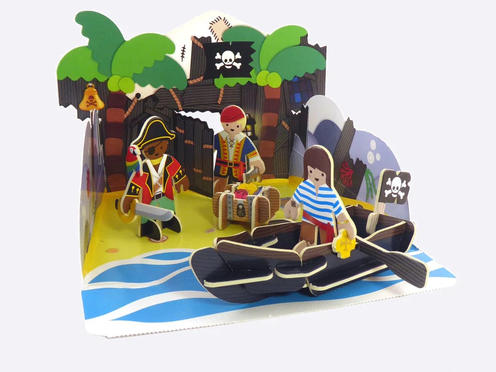 Pirate Island Eco Friendly Playset - www.thecotswoldecocompany.co.uk