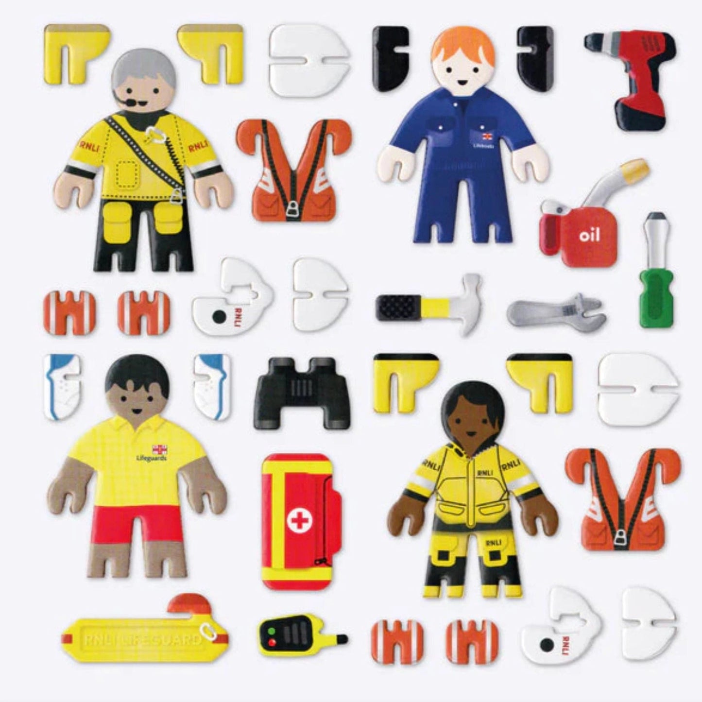 PlayPress RNLI People Eco-Friendly Playset