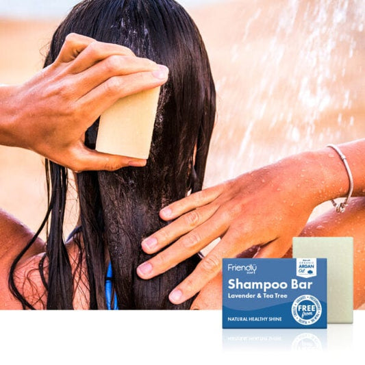 Handmade Natural Shampoo Bar - Lavender & Tea Tree - www.thecotswoldecocompany.co.uk