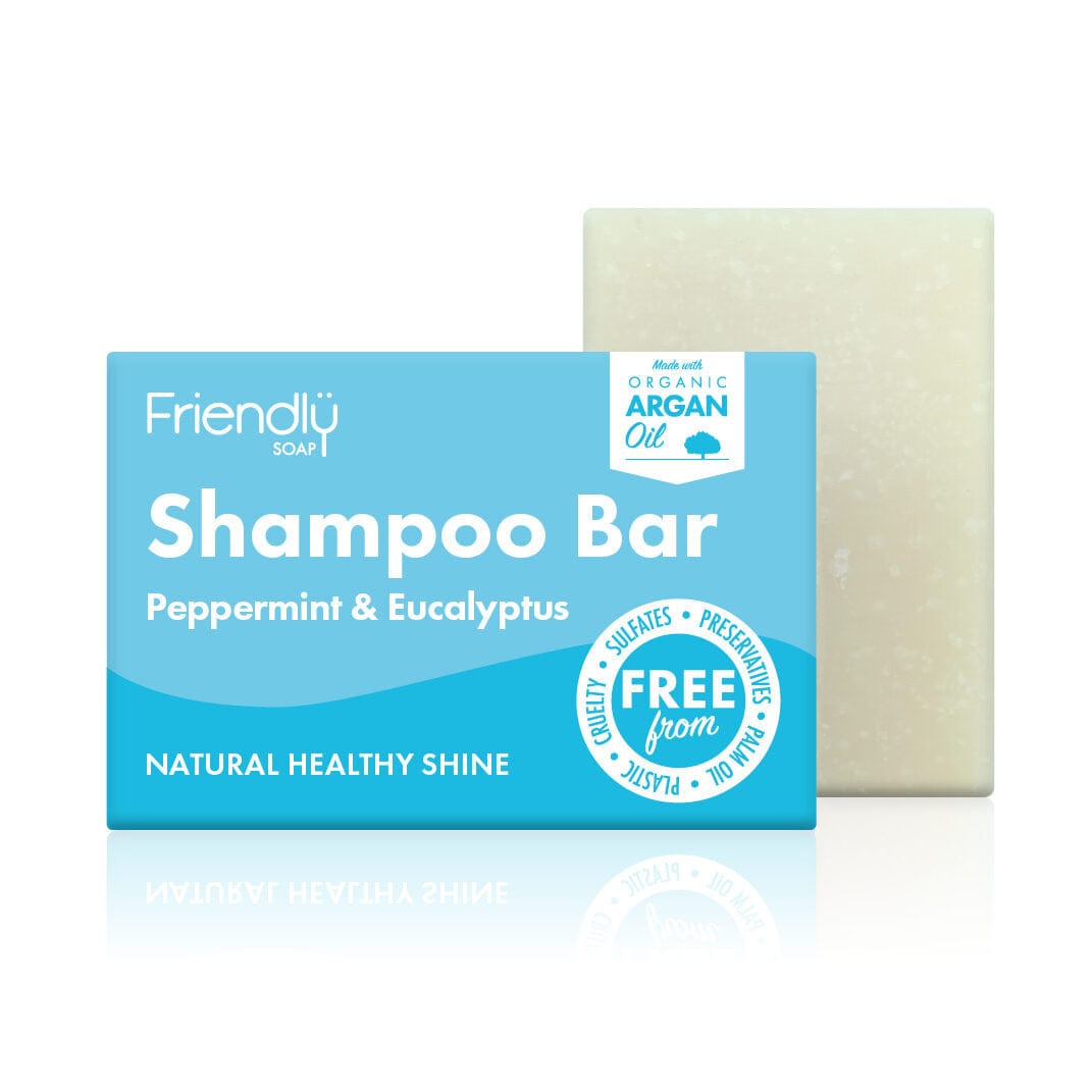 Handmade Natural Shampoo Bar - Peppermint & Eucalyptus - www.thecotswoldecocompany.co.uk