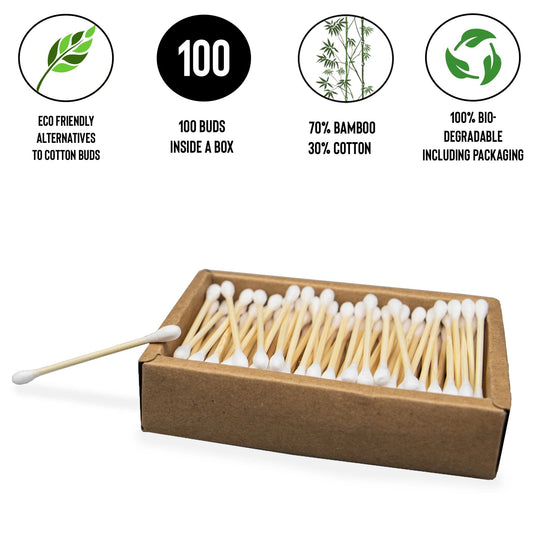 Eco-Friendly Bamboo Cotton Buds