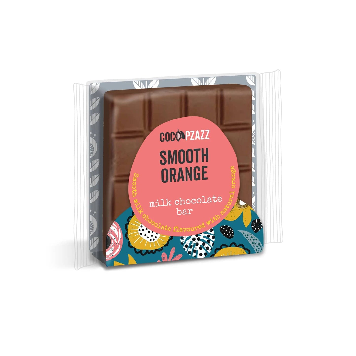 Smooth Orange Milk Chocolate Bar 45g - www.thecotswoldecocompany.co.uk