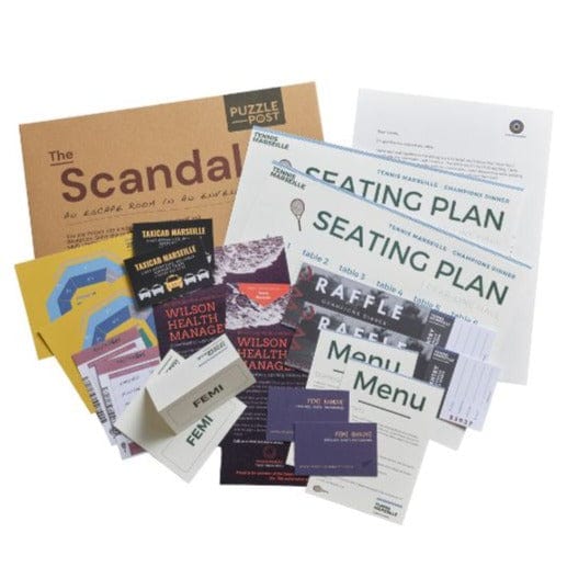 Puzzle Post - The Scandal - Escape Room Puzzle