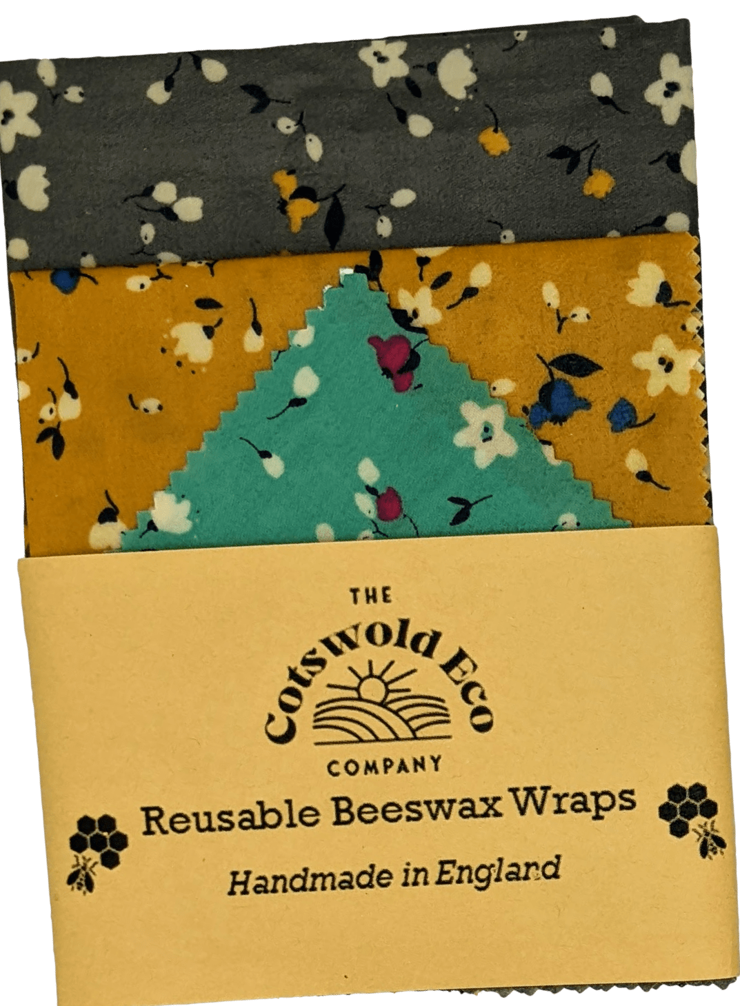 Handmade Beeswax Wraps - Set of 3