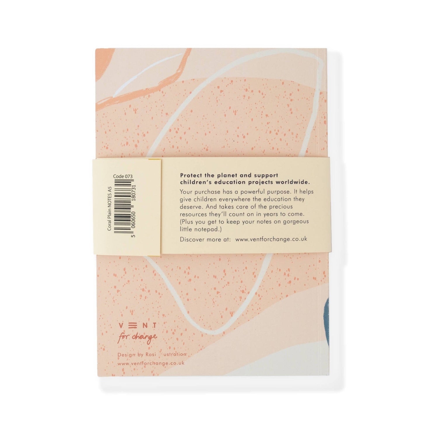 Recycled A5 Note Book - www.thecotswoldecocompany.co.uk