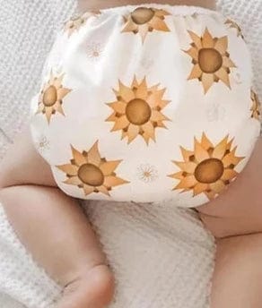 Bells Bumz All in Two Hybrid Pocket Nappy - White Fleece Lining - www.thecotswoldecocompany.co.uk