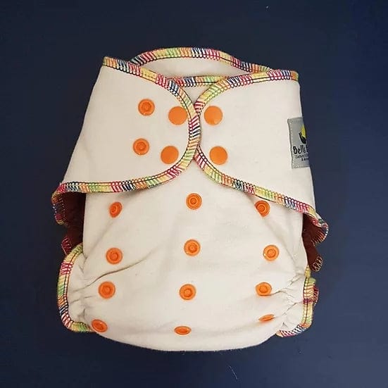 Hemp & Bamboo Fitted Nappy - Birth To Potty - www.thecotswoldecocompany.co.uk