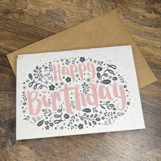 Arthur & Luna - Plantable Seeded Eco-Friendly Happy Birthday Card