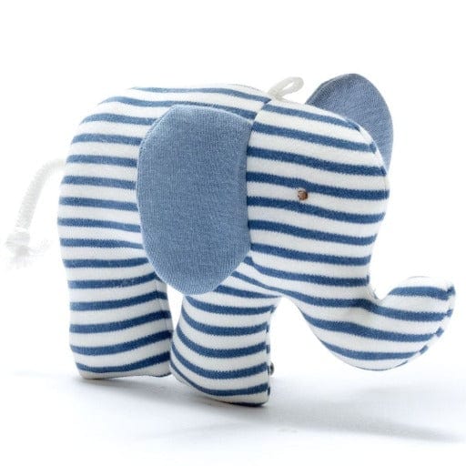 Fair Trade & GOTS Cotton Elephant Toy - www.thecotswoldecocompany.co.uk