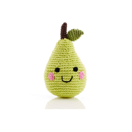 Fair Trade Organic Rattle - Friendly Pear