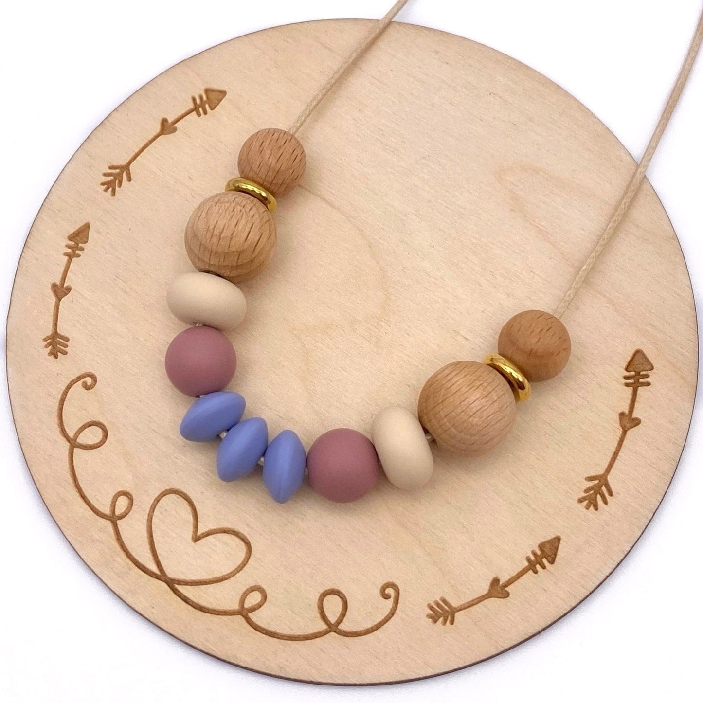 Nursing Necklace - 'Royal' - www.thecotswoldecocompany.co.uk