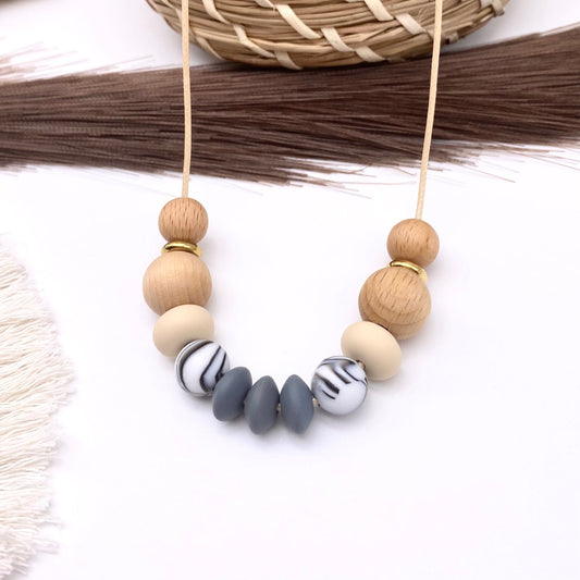 Nursing Necklace - 'Marble' - www.thecotswoldecocompany.co.uk