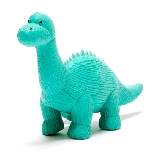Natural Rubber Dinosaur Teething & Bath Toy - www.thecotswoldecocompany.co.uk