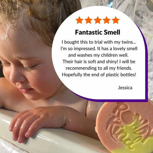 Kid's Solid Body & Hair Wash Bar - Orange