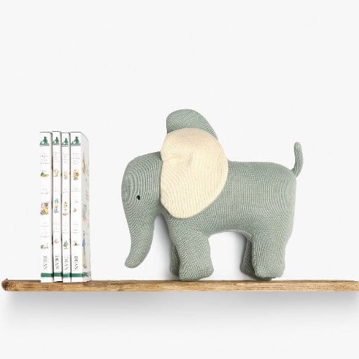 Organic Cotton Scandi Elephant Toy - www.thecotswoldecocompany.co.uk