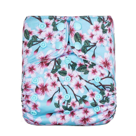 Bells Bumz All in Two Hybrid Pocket Nappy - Coffee Fibre Lining - www.thecotswoldecocompany.co.uk