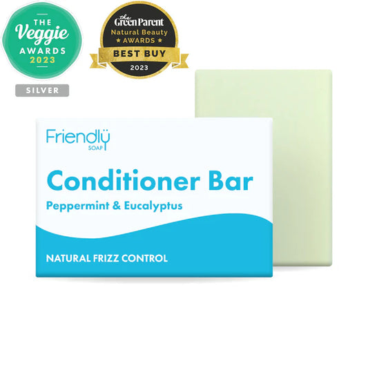 Friendly Soap Conditioner Bar - Peppermint & Eucalyptus