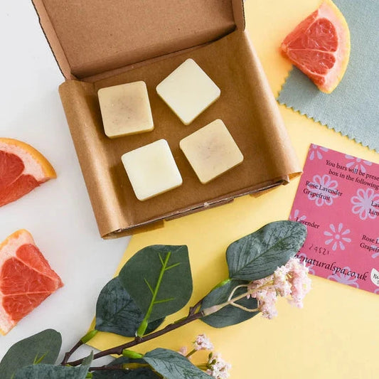 Floral Mini conditioner Sampler - gift set with 4 mini conditioner bars