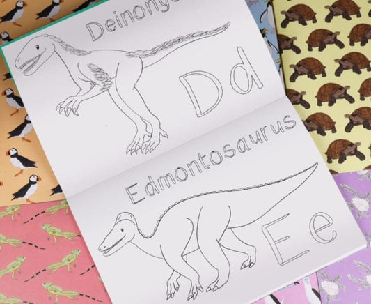 Alphabet of Amazing Dinosaurs Colouring Book