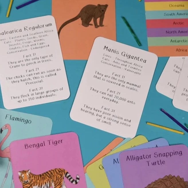 Button & Squirt Amazing Animals Fact Cards Set 2