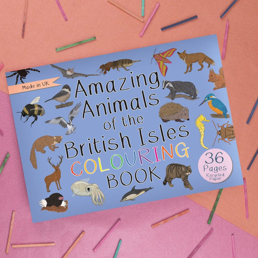 Amazing Animals of the British Isles Colouring Book
