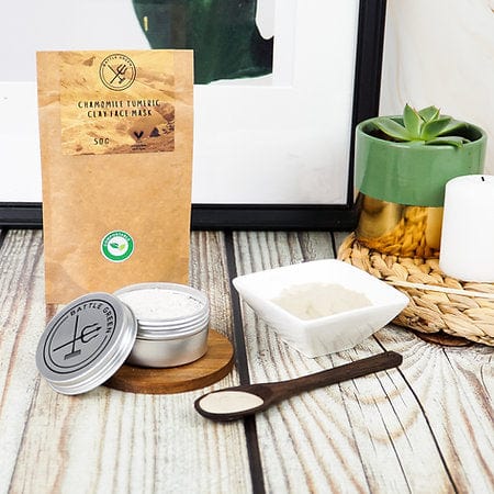 Handmade Clay Face Mask - Chamomile Turmeric - www.thecotswoldecocompany.co.uk