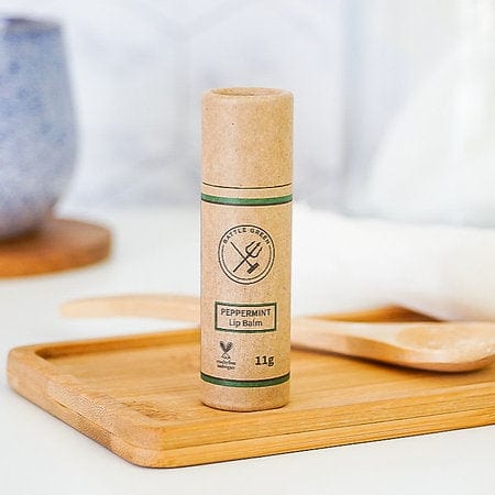 Handmade Vegan Lip Balm - Peppermint - www.thecotswoldecocompany.co.uk
