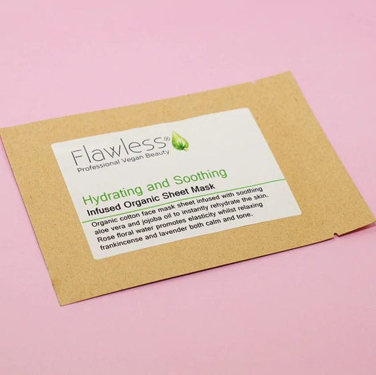Facial Sheet Mask - Hydrating and Soothing - www.thecotswoldecocompany.co.uk