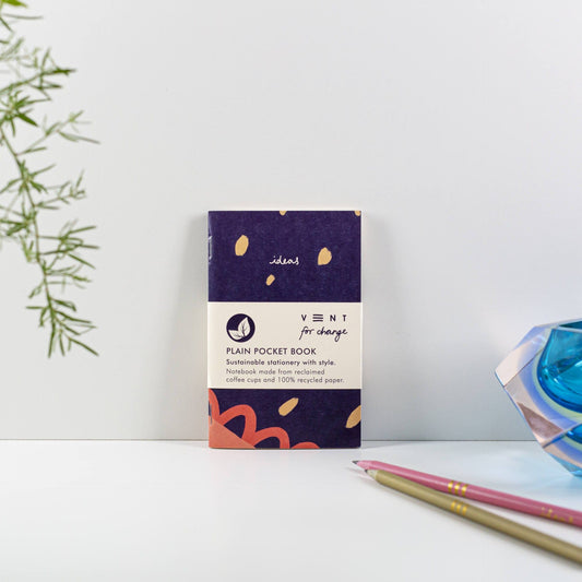 Recycled Mini Pocket Note Book - www.thecotswoldecocompany.co.uk