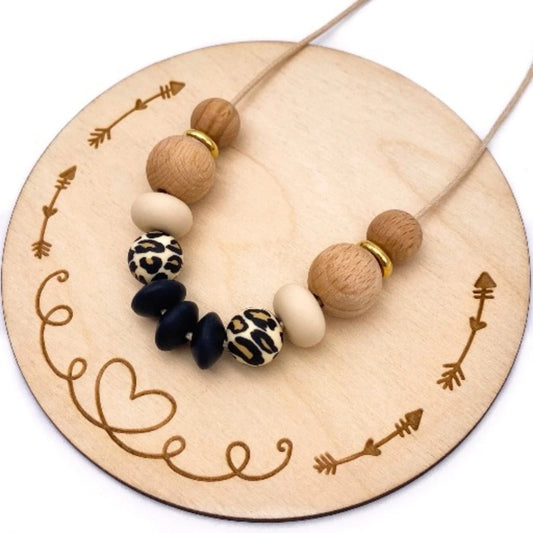 Nursing Necklace - 'Leopard'