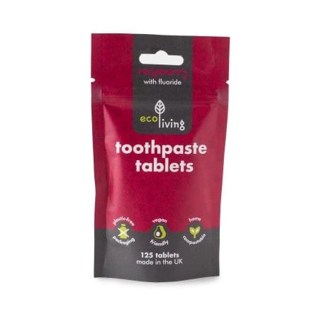 Toothpaste Tablets - Raspberry - www.thecotswoldecocompany.co.uk