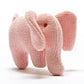 Knitted Organic Cotton Elephant Baby Rattle