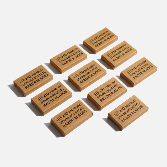 Double Edge Safety Razor Blades - Pack of 10 - www.thecotswoldecocompany.co.uk