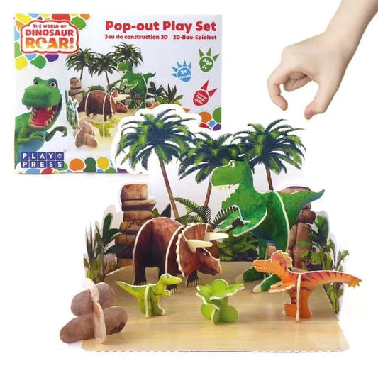 Dinosaur Roar Pop-out Eco Friendly Playset