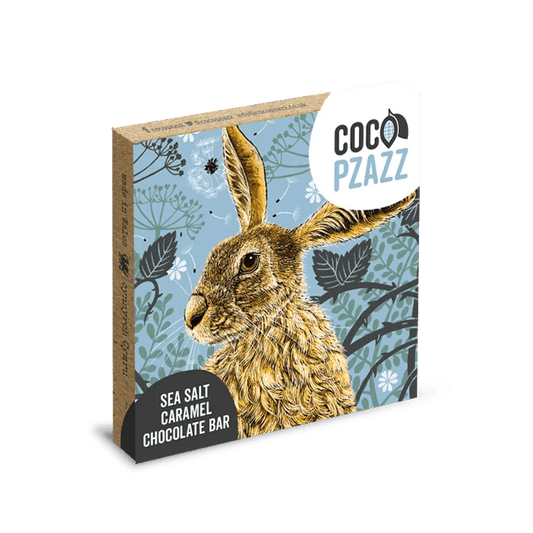 Fox & Boo’s Sea Salt Caramel Chocolate Bar 80g - www.thecotswoldecocompany.co.uk