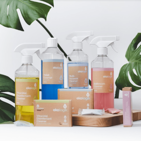 Eco-Friendly, Water Soluble Cleaning Solution Sachets - www.thecotswoldecocompany.co.uk